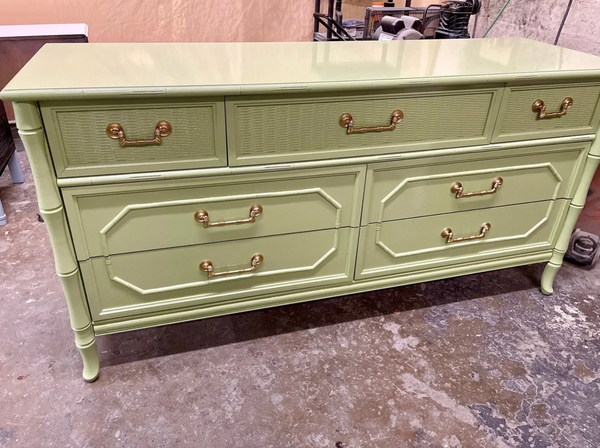 Vintage Broyhill Furniture Seven-Drawer Dresser Available to Customize!