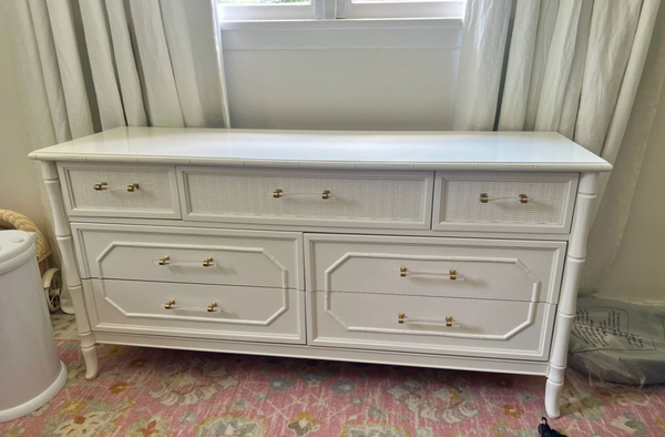 Vintage Broyhill Furniture Seven-Drawer Dresser Available to Customize!