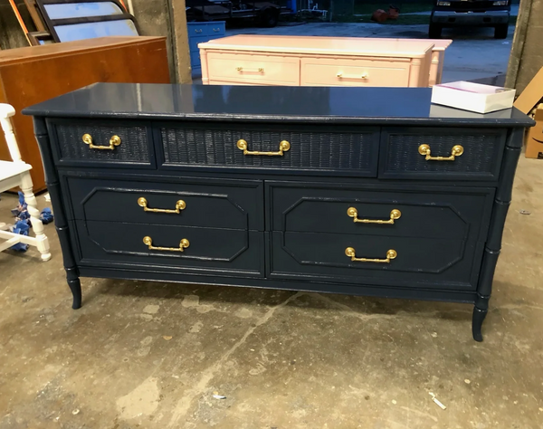 Vintage Broyhill Furniture Seven-Drawer Dresser Available to Customize!