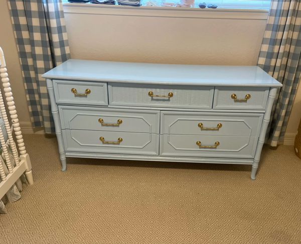 Vintage Broyhill Furniture Seven-Drawer Dresser Available to Customize!