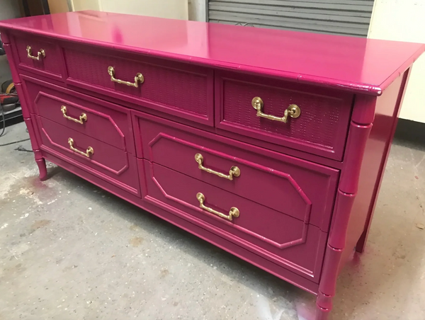 Vintage Broyhill Furniture Seven-Drawer Dresser Available to Customize!