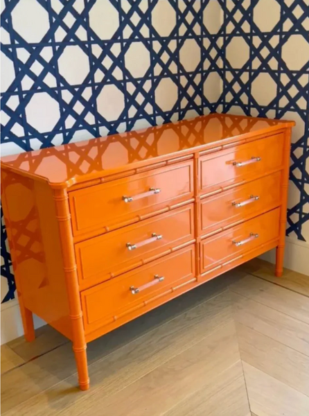 Vintage Henry Link Bali Hai Double Six-Drawer Dresser Available to Customize!