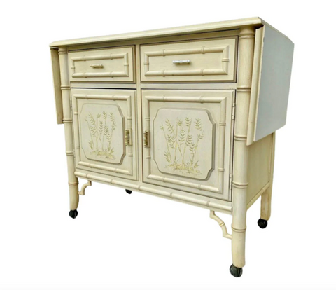 Vintage Dixie Furniture Aloha Collection Pop Up Server Available for Custom Lacquer