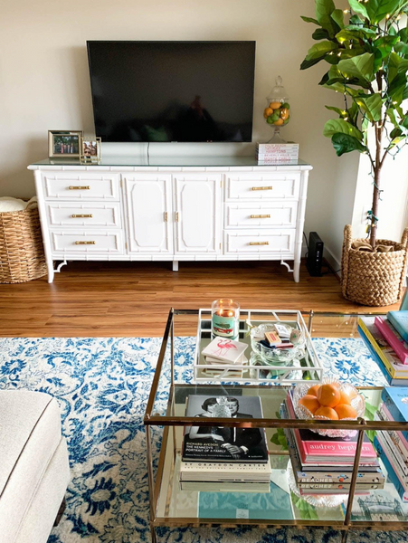 Vintage Dixie Aloha Faux Bamboo Credenza Available to Customize!