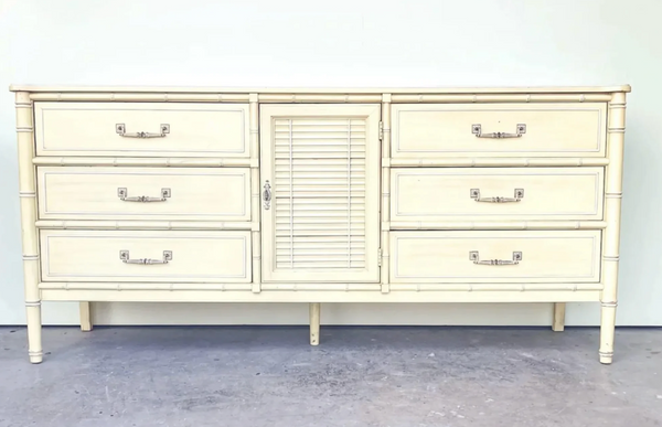 Henry Link Bali Hai Shutter Door Credenza Available for Custom Lacquer!