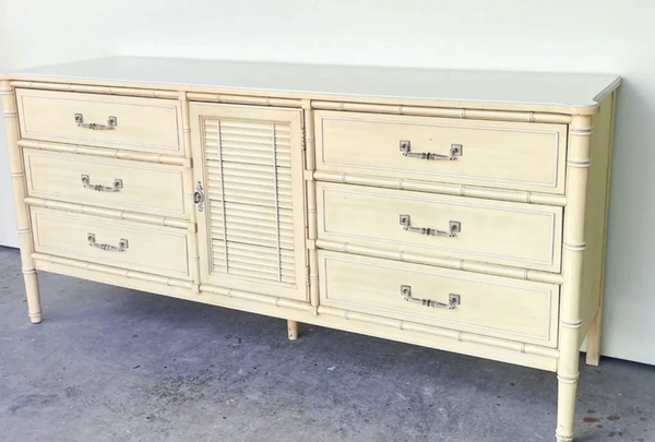 Henry Link Bali Hai Shutter Door Credenza Available for Custom Lacquer!