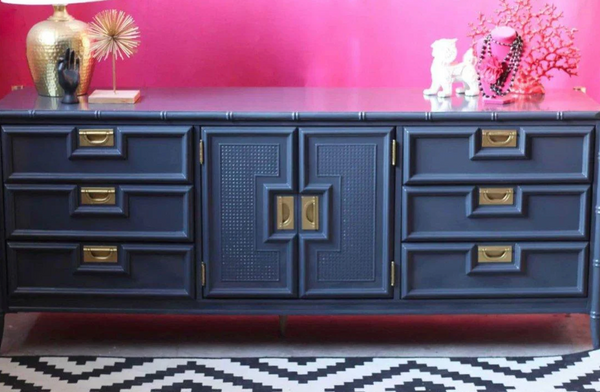 Vintage Stanley Furniture Faux Bamboo Credenza-Style Dresser Available for Custom Lacquer!