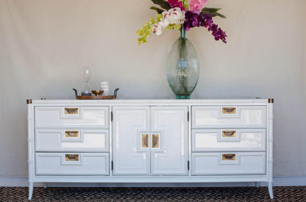 Vintage Stanley Furniture Faux Bamboo Credenza-Style Dresser Available for Custom Lacquer!