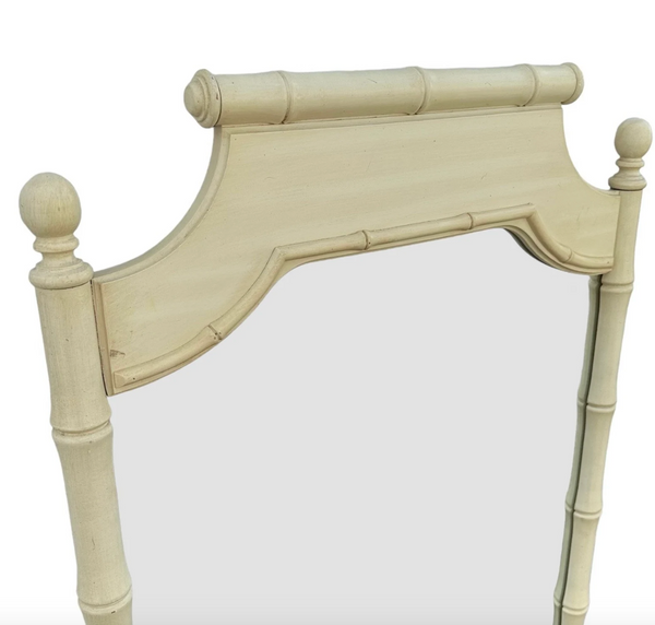 Vintage Dixie Furniture Faux Bamboo Mirror Available for Custom Lacquer
