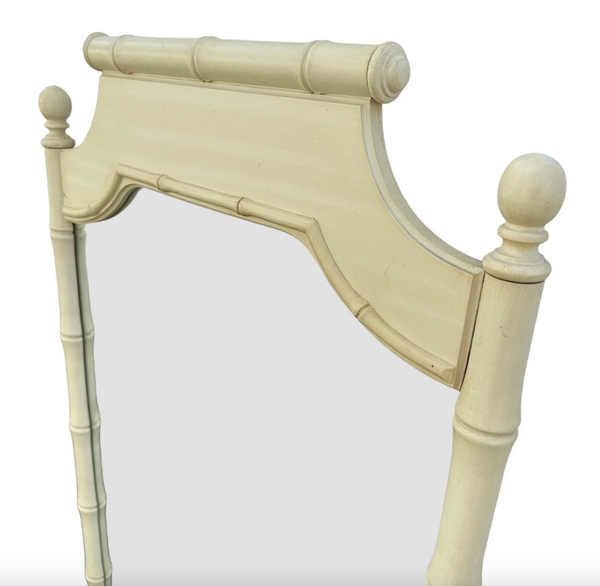 Vintage Dixie Furniture Faux Bamboo Mirror Available for Custom Lacquer