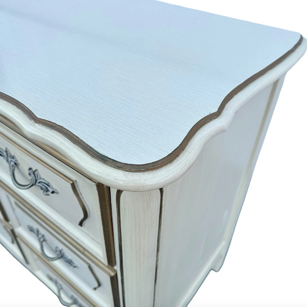 Vintage Henry Link Provincial Style Nine Drawer Dresser Available for Custom Lacquer!