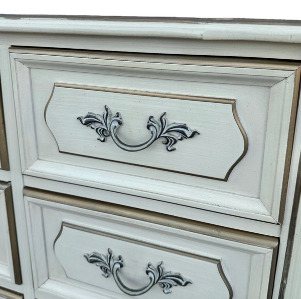 Vintage Henry Link Provincial Style Nine Drawer Dresser Available for Custom Lacquer!