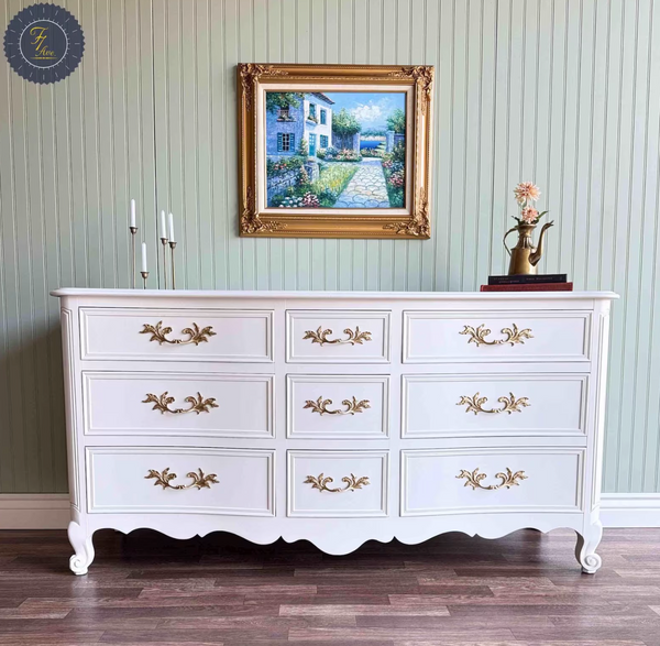 Vintage Henry Link Provincial Style Two Drawer Nightstand Pair Available for Custom Lacquer!