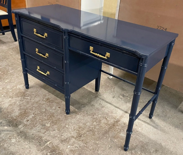 Vintage Classic Faux Bamboo Desk Available for Custom Lacquer!!