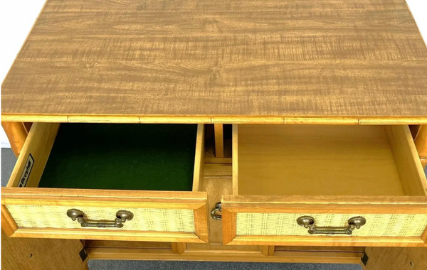 Vintage Broyhill Faux-Bamboo 38" Server Available for Custom Lacquer!