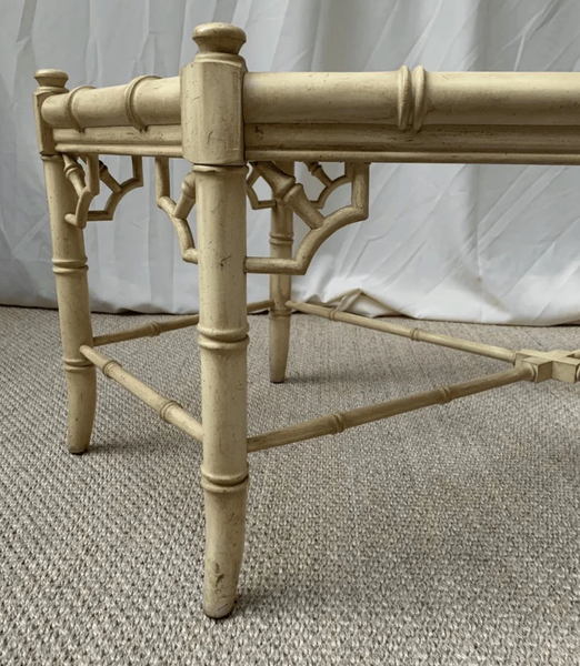 Vintage Thomasville Allegro Faux Bamboo Coffee Table Available for Custom Lacquer!