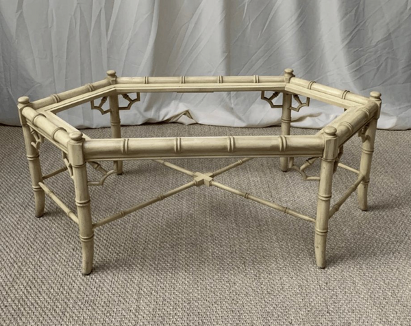 Vintage Thomasville Allegro Faux Bamboo Coffee Table Available for Custom Lacquer!