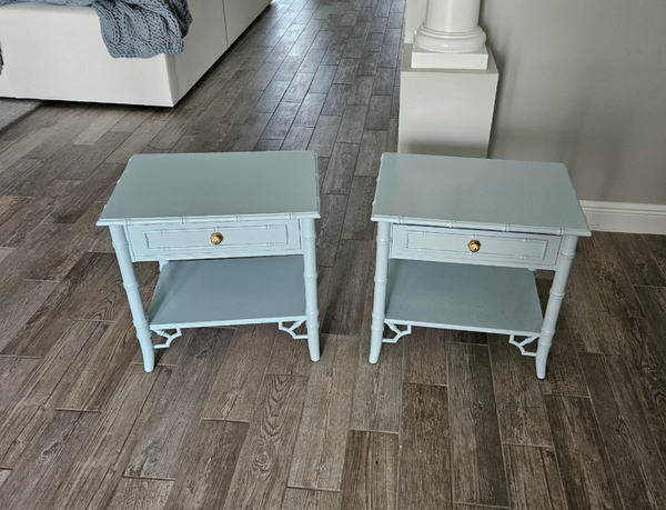 Thomasville Allegro Faux Bamboo Nightstand Pair Available for Customization!