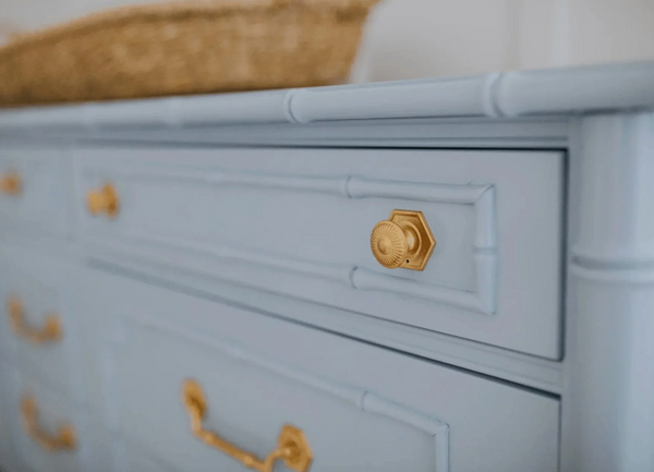 Vintage Thomasville Allegro Faux Bamboo Seven Drawer Dresser Available for Custom Lacquer!
