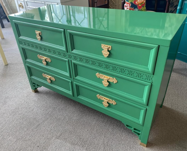 Dixie Shangrilah Six-Drawer Dresser Available for Custom Lacquer!