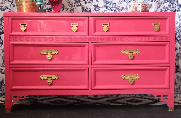 Dixie Shangrilah Six-Drawer Dresser Available for Custom Lacquer!