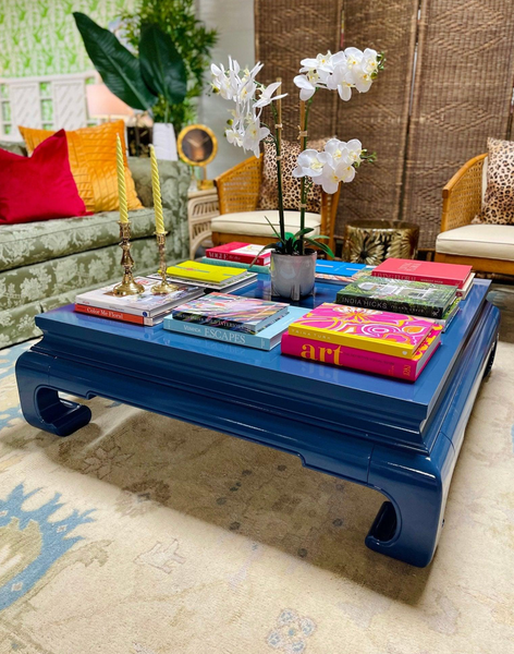 Gorgeous Vintage Ming Style All-Wood Coffee Table Available for Custom Lacquer!