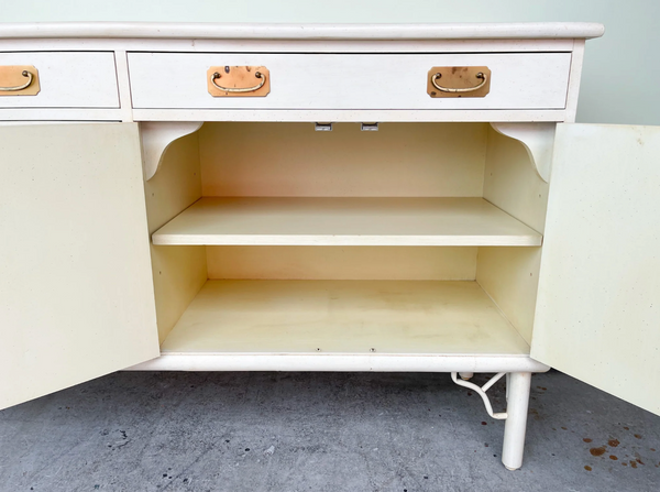 Vintage Ficks Reed Rattan and Cane Buffet Available for Custom Lacquer! - Hibiscus House