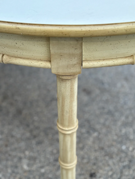 Vintage Thomasville Allegro Faux Bamboo Dining/Game Table Available for Custom Lacquer!
