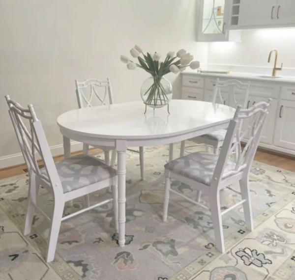 Vintage Thomasville Allegro Faux Bamboo Dining/Game Table Available for Custom Lacquer!