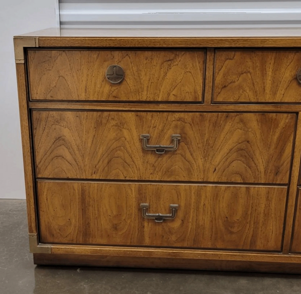 Vintage Thomasville Huntley Campaign Style Wood Dresser Available for Custom Lacquer!