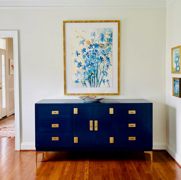 Vintage Thomasville Huntley Campaign Style Wood Dresser Available for Custom Lacquer!