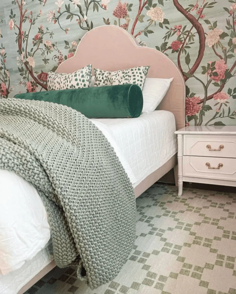 Vintage Pair of Broyhill Furniture Faux Bamboo Nightstands Available to Customize!