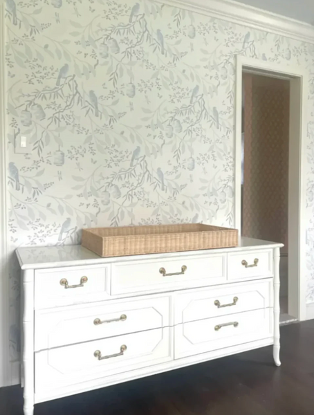 Vintage Broyhill Furniture Faux Bamboo Dresser Available for Custom Lacquer