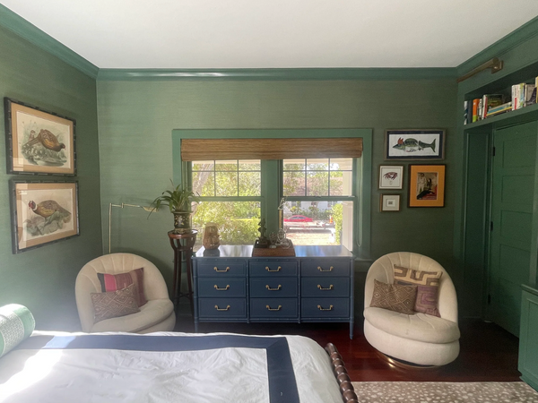 Vintage Faux Bamboo Classic Triple Straight Hardware Dresser Available to Customize!