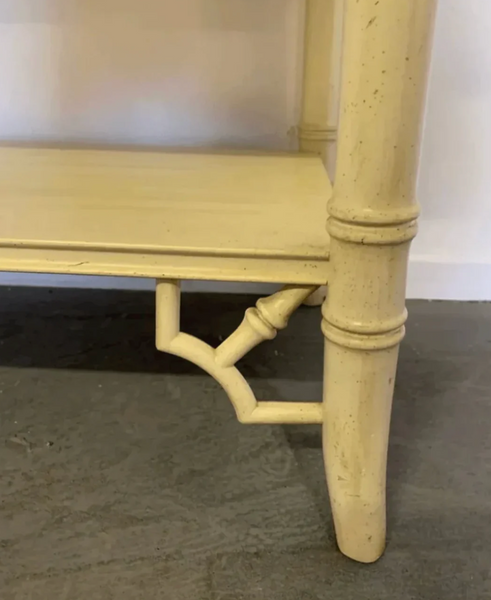 Thomasville Allegro Faux Bamboo Nightstand Pair with Fretwork Available to Customize!