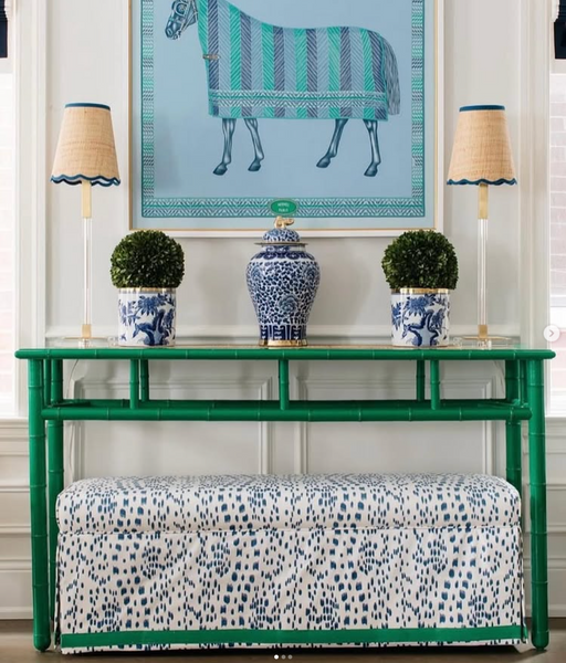 Vintage Drexel Furniture Console Table Available for Custom Lacquer!