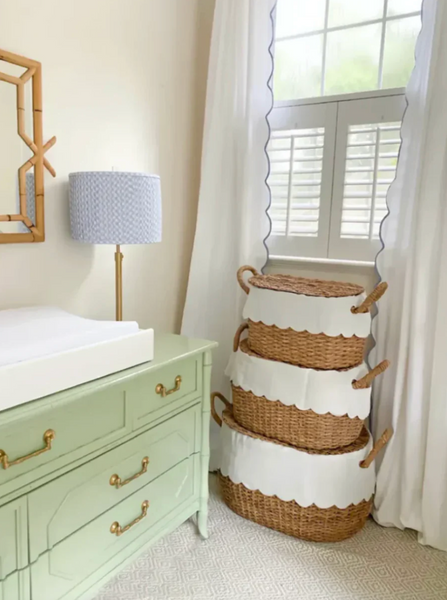 Vintage Broyhill Furniture Seven-Drawer Faux Bamboo Dresser Available to Customize!