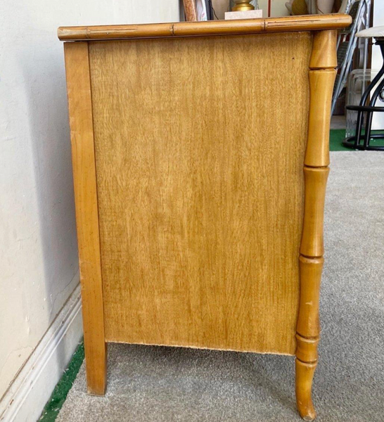 Vintage Broyhill Furniture Faux Bamboo Credenza Available to Customize!