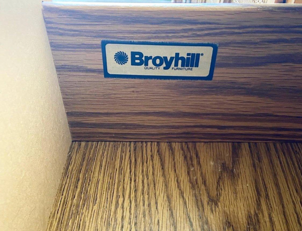 Vintage Broyhill Furniture Faux Bamboo Credenza Available to Customize!