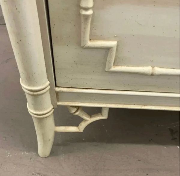 Vintage Thomasville Allegro Faux Bamboo Triple Dresser Available for Custom Lacquer!
