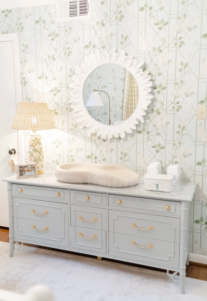 Vintage Thomasville Allegro Faux Bamboo Triple Dresser Available for Custom Lacquer!