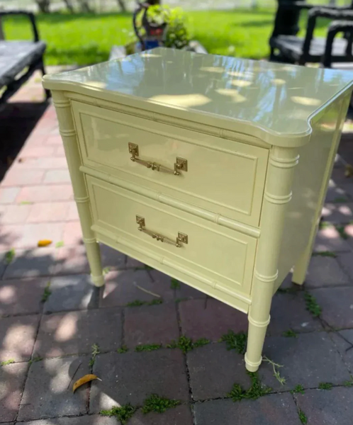 Vintage Pair of Henry Link Bali Hai Bamboo Nightstands Available to Customize!!