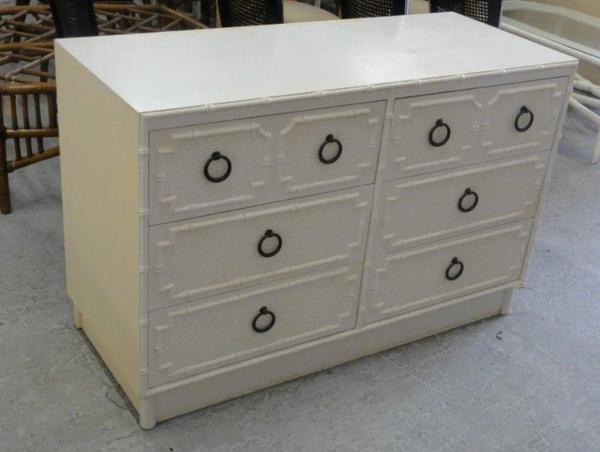 Vintage Drexel Omega Six-Drawer Dresser Available for Custom Lacquer! - Hibiscus House