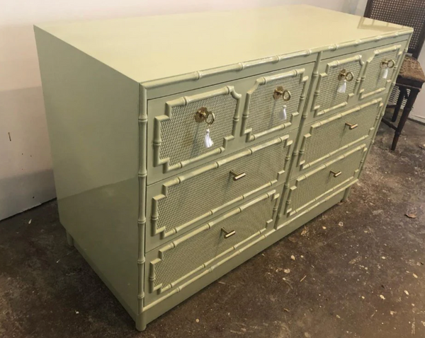 Vintage Drexel Omega Six-Drawer Dresser Available for Custom Lacquer!