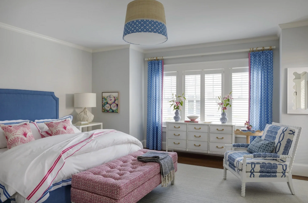 Vintage Faux Bamboo Nine-Drawer Classic Triple Dresser Available to Customize!