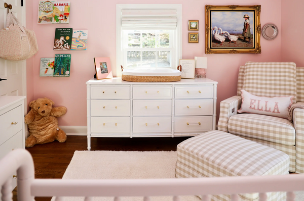 Vintage Faux Bamboo Nine-Drawer Classic Triple Dresser Available to Customize!