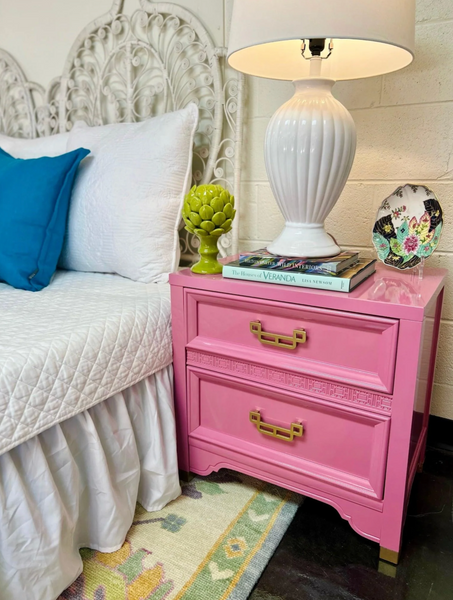Vintage Henry Link Mandarin Collection Nightstand Pair Available for Custom Lacquer!