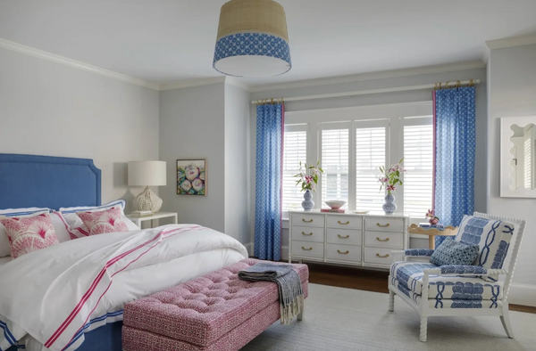 Vintage Classic Faux Bamboo Nine-Drawer Triple Dresser Available to Customize