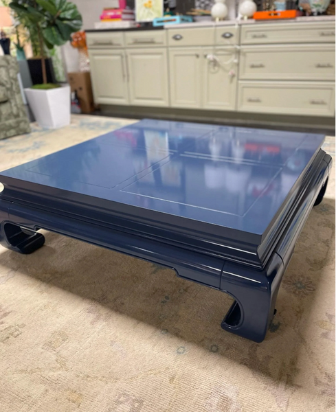 Vintage Thomasville Ming Style All-Wood Coffee Table Available for Custom Lacquer