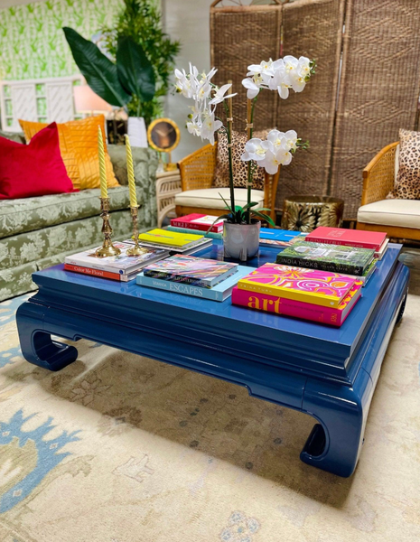 Vintage Thomasville Ming Style All-Wood Coffee Table Available for Custom Lacquer